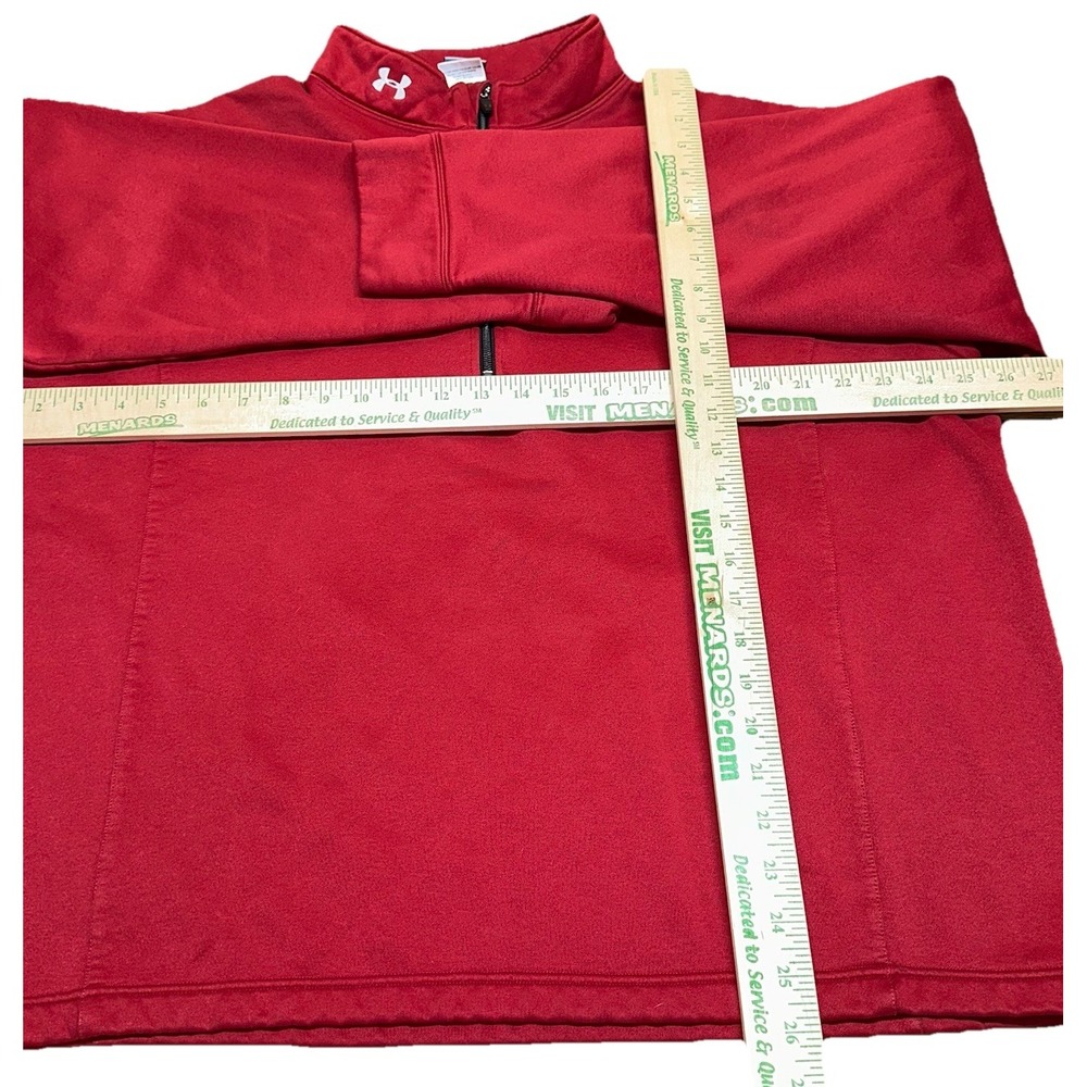 Under Armour Iowa State Cyclones Red 1/4 Zip Pullover Sweatshirt NCAA Men's XL - Picture 8 of 8